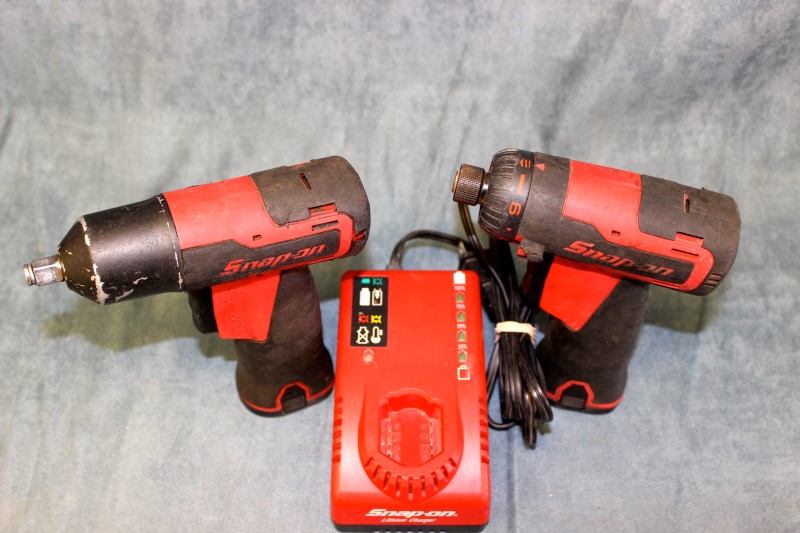 SnapOn Cordless Impact Wrench & Screwdriver Combo Set Acceptable Buya
