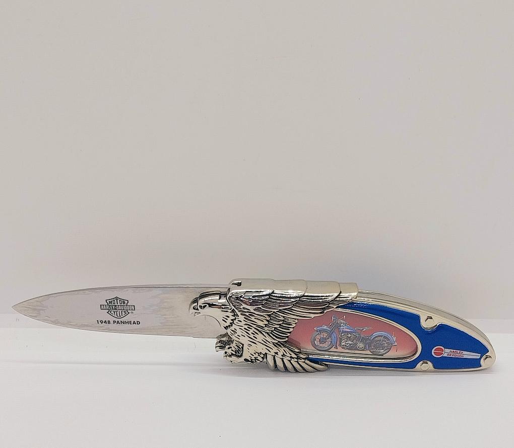 Franklin Mint Harley Davidson Sportster Collector Knife Very Good Buya