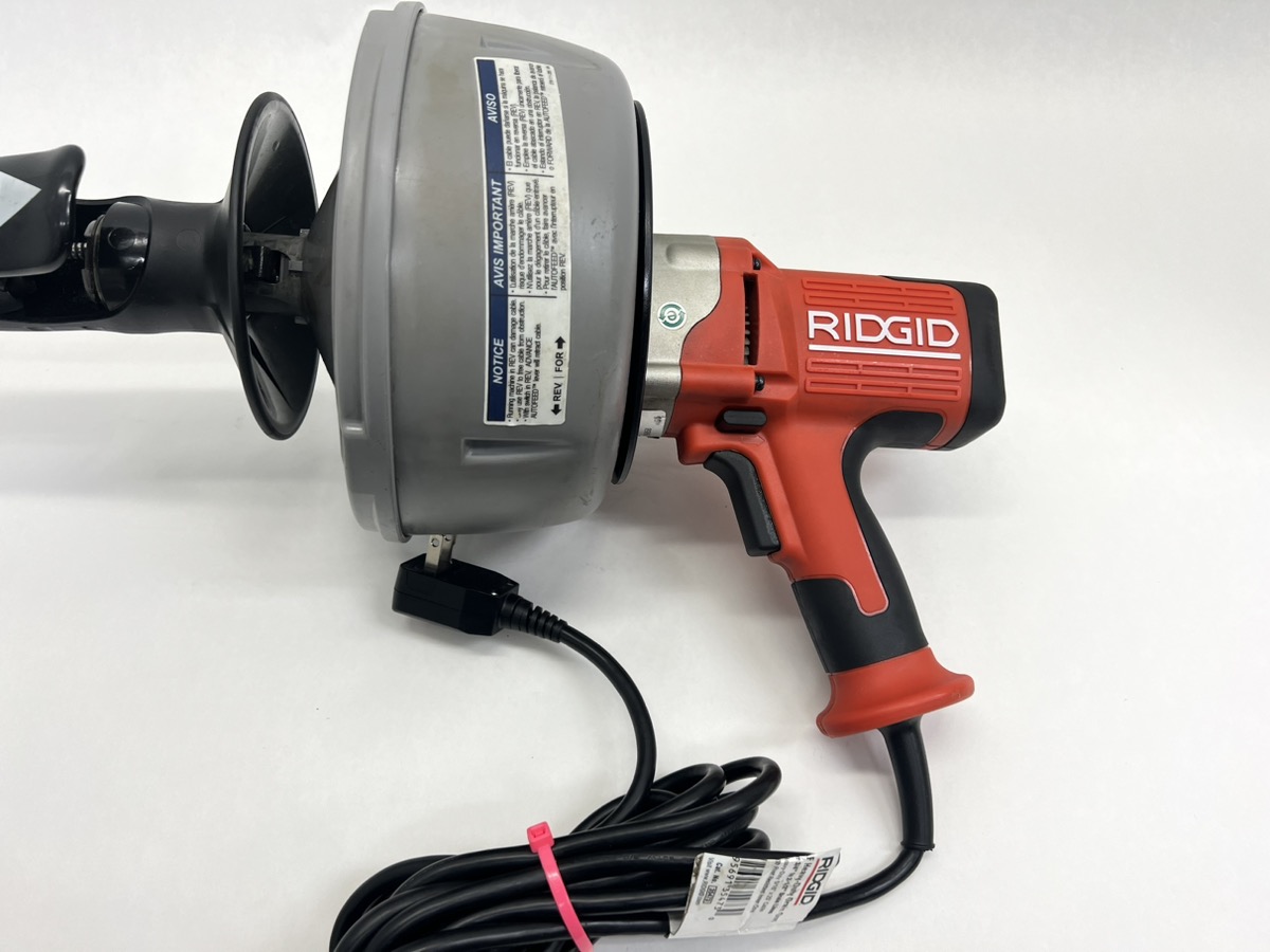 Ridgid K Af Powered Drain Cleaner W Auto Feed Technology Drain