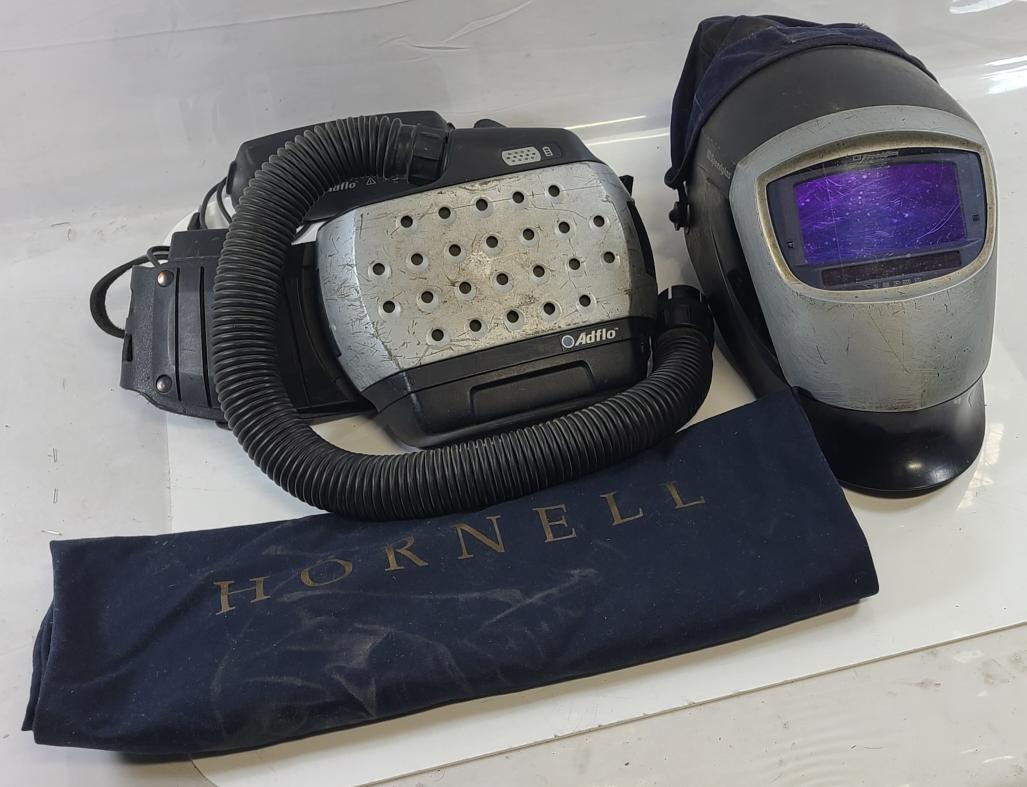 M Speedglas Xx Sw Fx Darkening Welding Helmet W Adflo Hornell