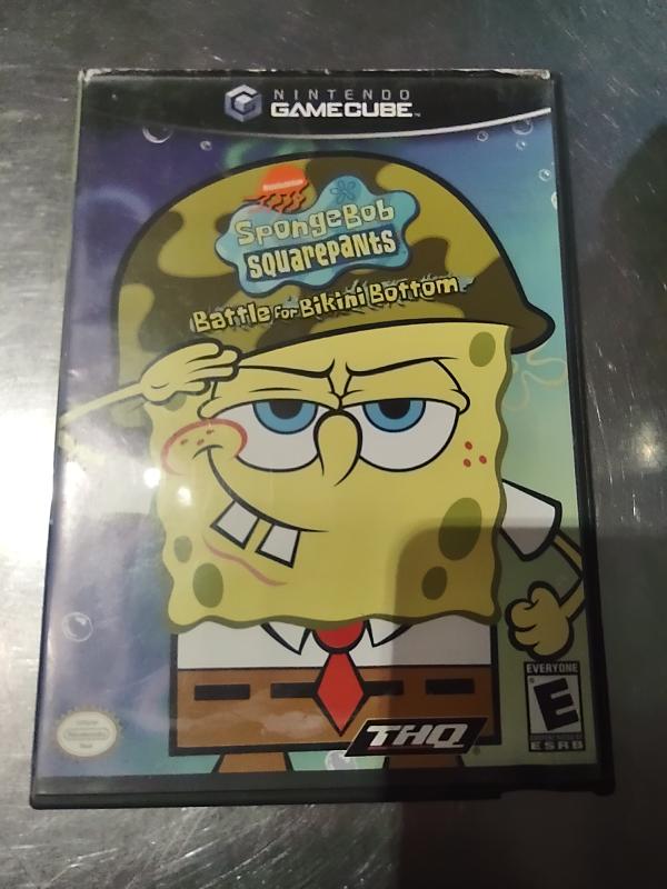 NINTENDO SPONGEBOB SQUAREPANTS BATTLE FOR BIKINI BOTTOM GC Good Buya