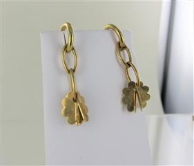 Gold Earrings 18K Yellow Gold 3.1dwt
