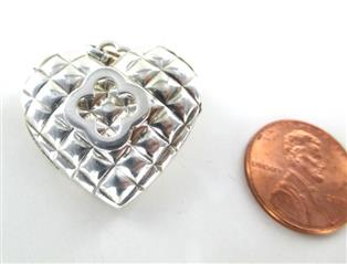 HEIDI KLUM LOCKET HEART STERLING SILVER 925 THAILAND PENDANT LOVE