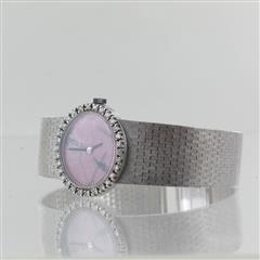 OMEGA WATCH 18KT WHITE GOLD 37.7DWT DIAMOND VINTAGE LUXURY BRACELET