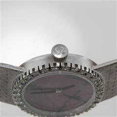 OMEGA WATCH 18KT WHITE GOLD 37.7DWT DIAMOND VINTAGE LUXURY BRACELET