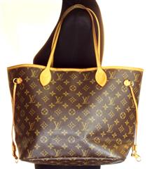 Louis Vuitton Classic Monogram Neverfull MM Tote Bag, Handbag Date Code SA3164 | eBay