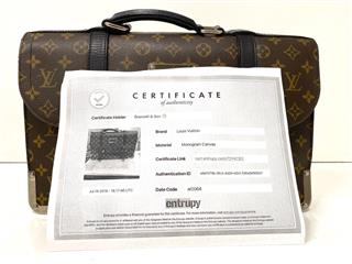 Louis Vuitton Macassar Larry Briefcase Date Code AR0064 Multiple Pockets | eBay