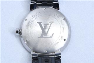 LOUIS VUITTON Tambour Slim Monogram Eclipse Watch 39 MY LV TAMBOUR (NJL017282) | eBay