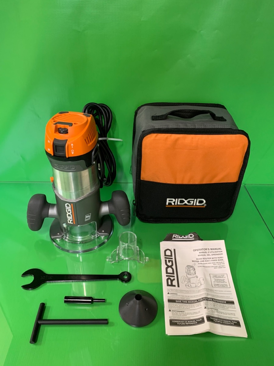 Ridgid Tools R2901 R2911 Router Very Good Buya