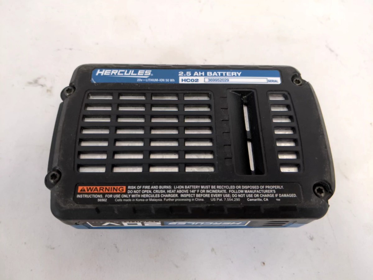 Hercules HC81B 20V 1/4" Hex Impact Driver W/ Battery & Charger Good Buya