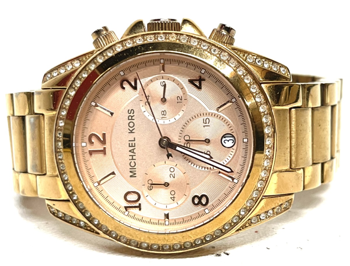 Michael Kors Blair Chornograph Rose Dial Ladies Model MK5263 Very