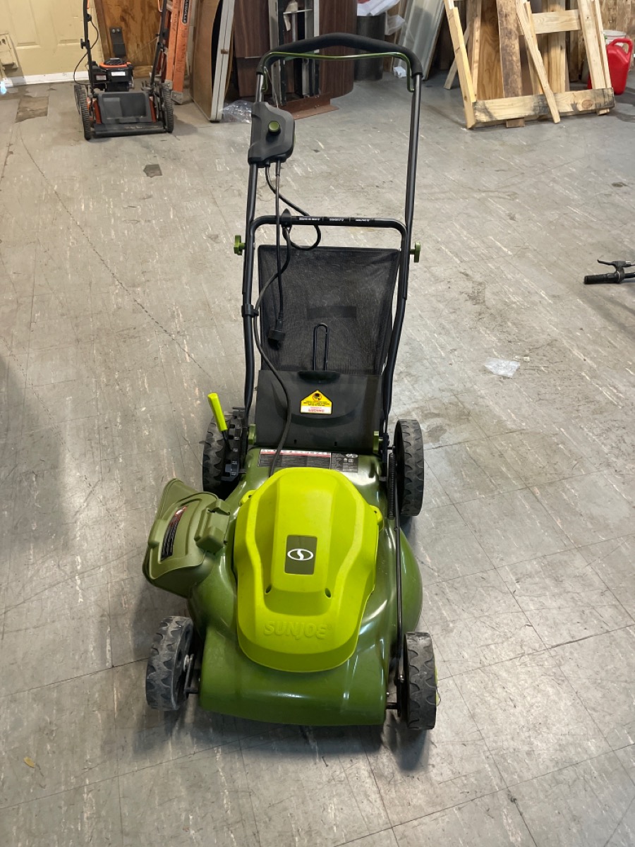 SUN JOE MJ408E 20" CORDED ELECTRIC LAWN MOWER For parts or not working Sharp Assets LLC