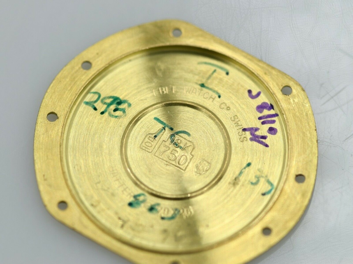 EBEL Gent's Wristwatch 8187F41 18KT GOLD 1911 Very Good Carob Diamond Co