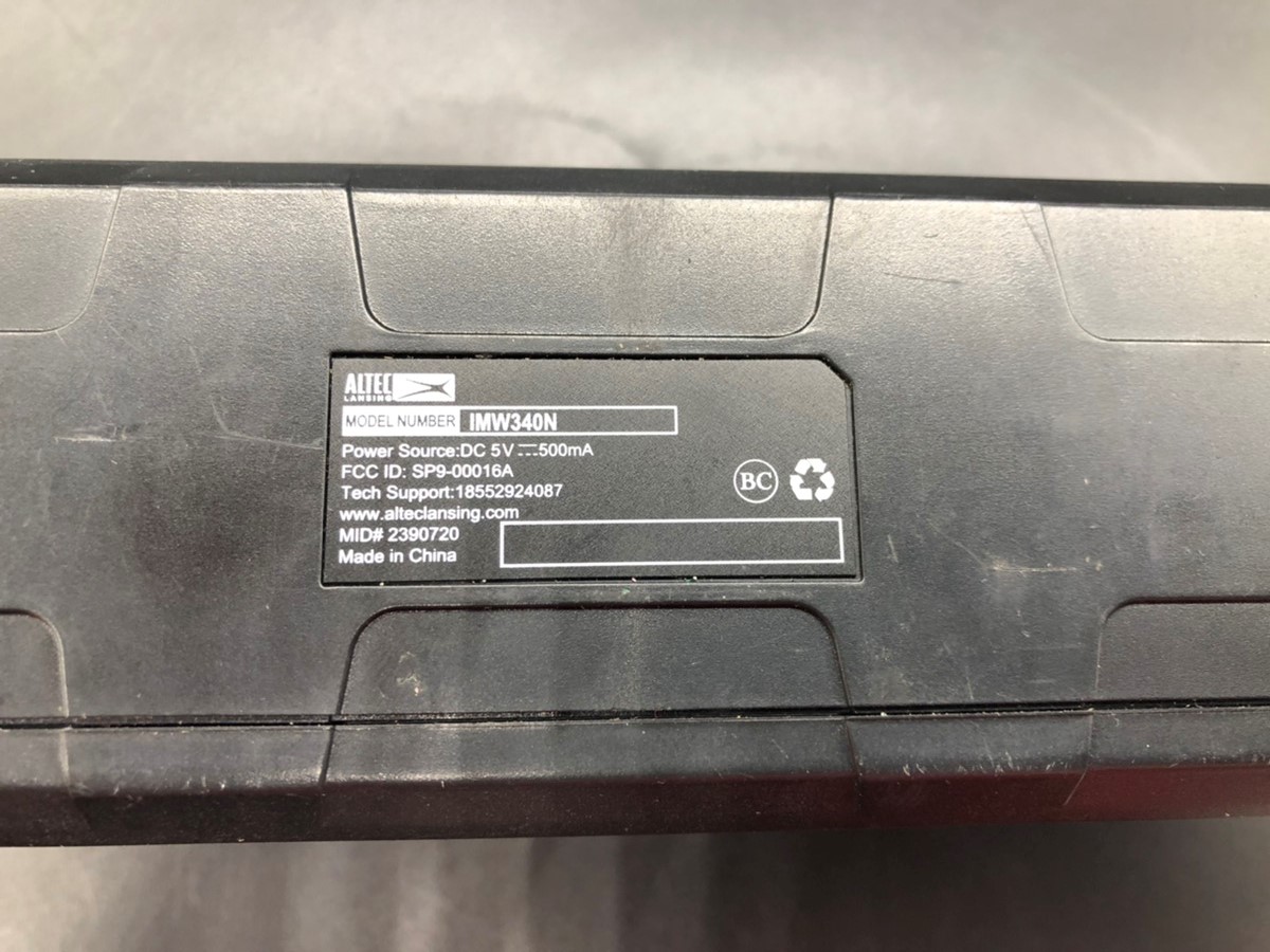 ALTEC LANSING IMW340N Like New | Buya