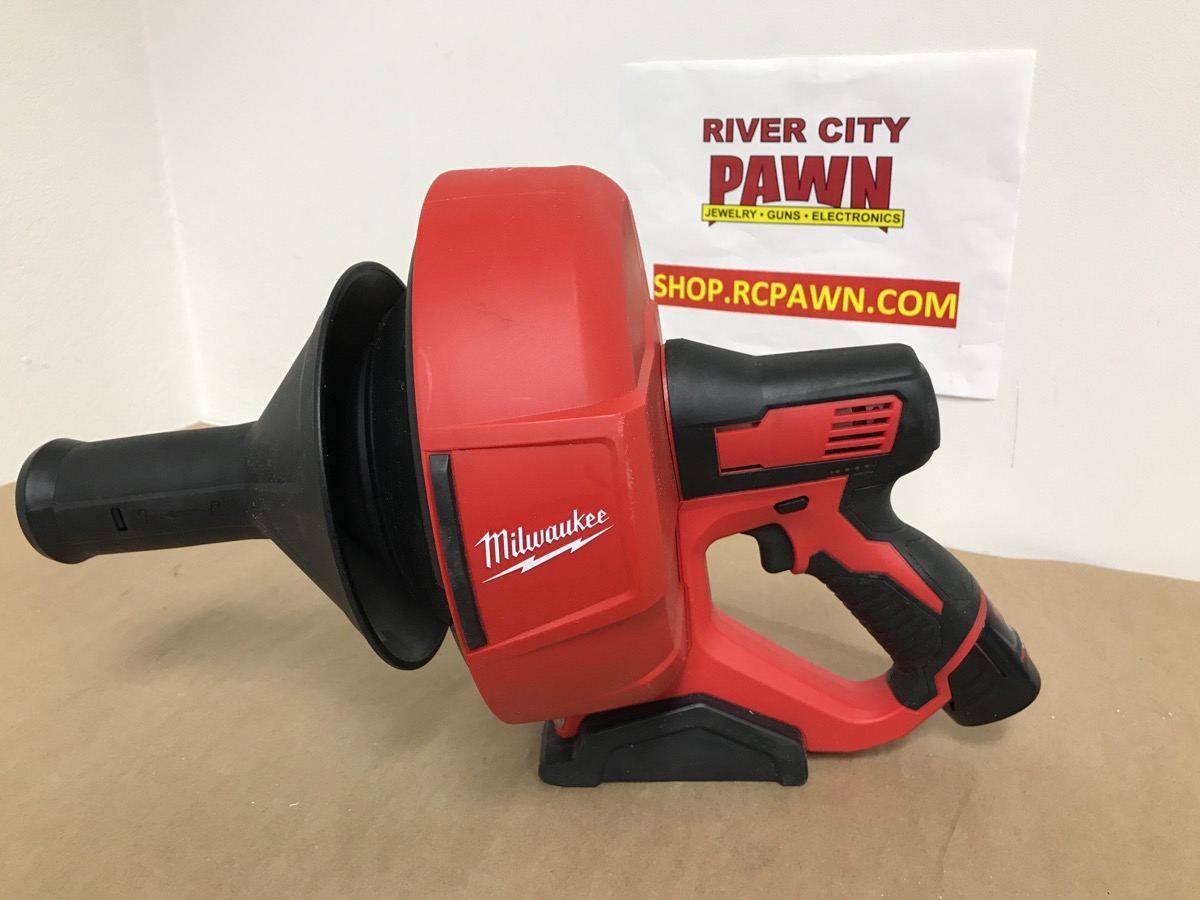 MILWAUKEE 257120 M12 LithiumIon Cordless Drain Snake Auger W/Battery