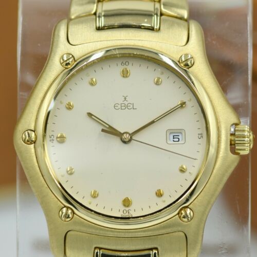 EBEL Gent's Wristwatch 8187F41 18KT GOLD 1911 Very Good | Carob Diamond Co