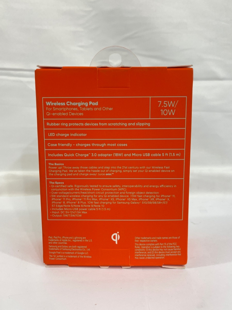 ONN JUICE WIRELESS CHARGING PAD (ULOL) Brand New Buya