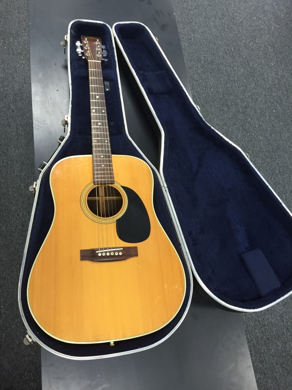 sigma dr-28 dr28 martin acoustic guitar crack in shoulder as-is