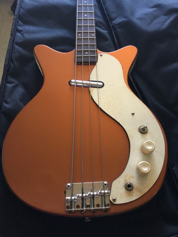 VINTAGE DANELECTRO DC 59? SHORT SCALE BASS GUITAR For parts or not ...