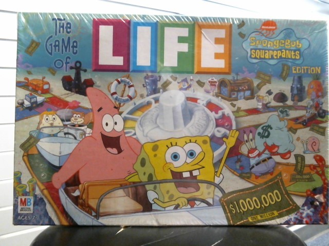 HASBRO Toy THE GAME OF LIFE SPONGEBOB SQUAREPANTS EDITION Brand New | Buya