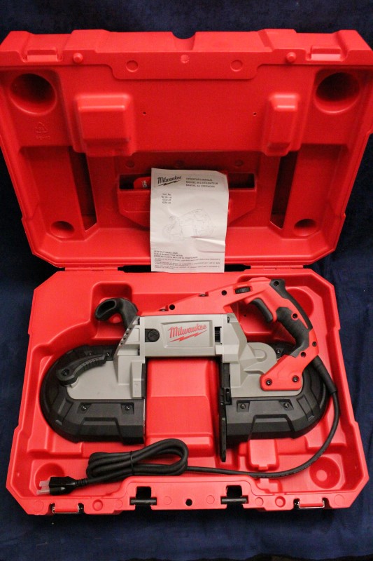 Milwaukee 6232-20 Deep Cut Portable Variable Speed Band Saw. Like New ...