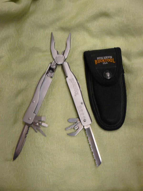 BUCK KNIVES 360 BUCKTOOL Multitool and Nylon Case USA Retired Model ...