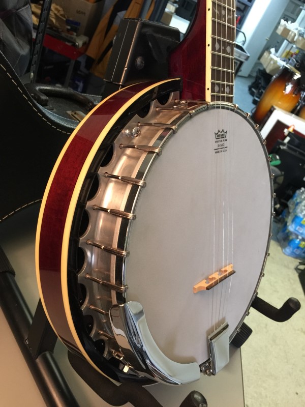 AUSTIN 5-STRING RESONATOR BANJO KIT W/CASE, PICKS Like New | Buya