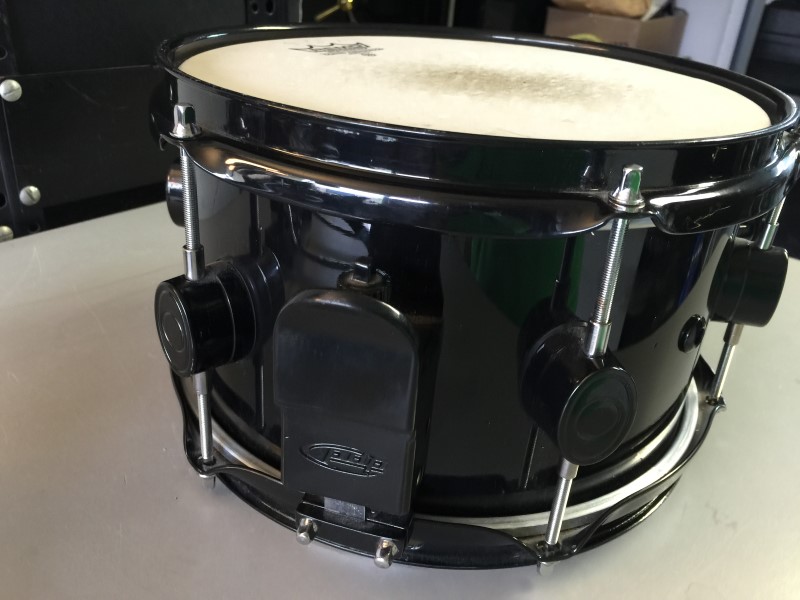 pdp 805 series 6x10 acoustic side snare drum kit black