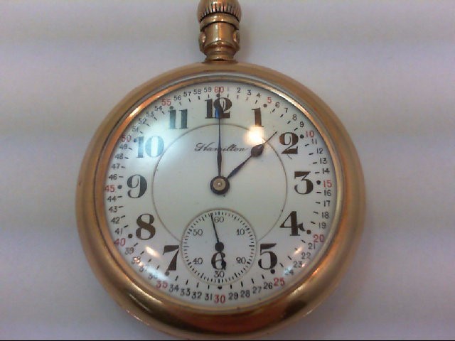 antique hamilton pocket watch