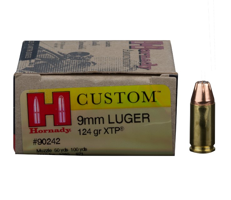 HORNADY CUSTOM 9MM 124 GR. XTP | Buya