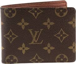 Louis Vuitton Brazza Wallet Hinge Monogram Solar Ray Orange Brown