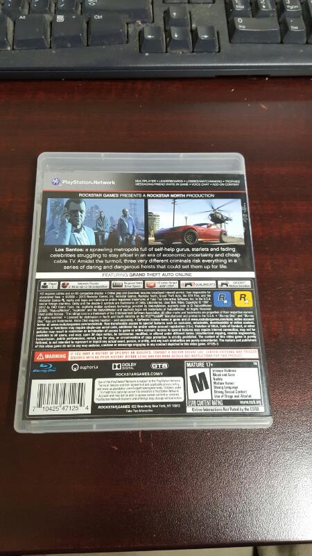 Grand Theft Auto V (Sony PlayStation 3, 2013) PS3 Very Good | Buya