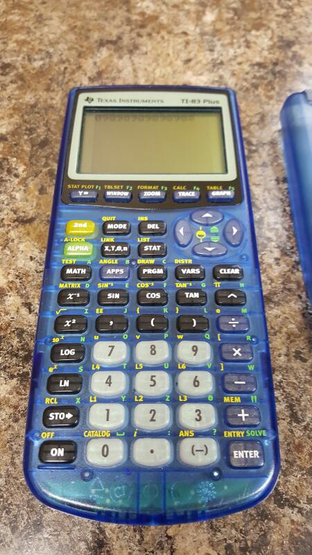 Texas Instruments TI-83 Plus Graphing Calculator (BLUE) Like New | Buya