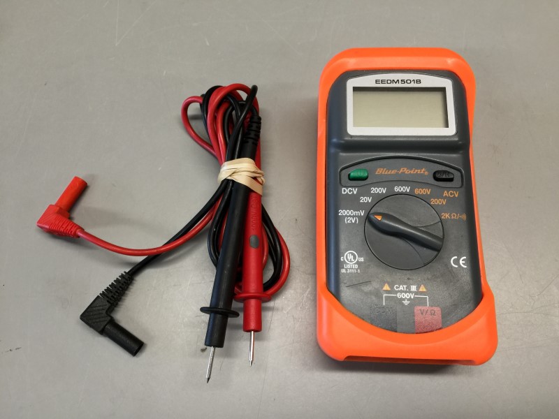 BLUE-POINT EEDM501B DIGITAL MULTIMETER AMP PROBE VOLTAGE TESTER Good | Buya