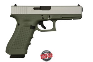 GLOCK 17 GEN 4 9MM FOREST GREEN