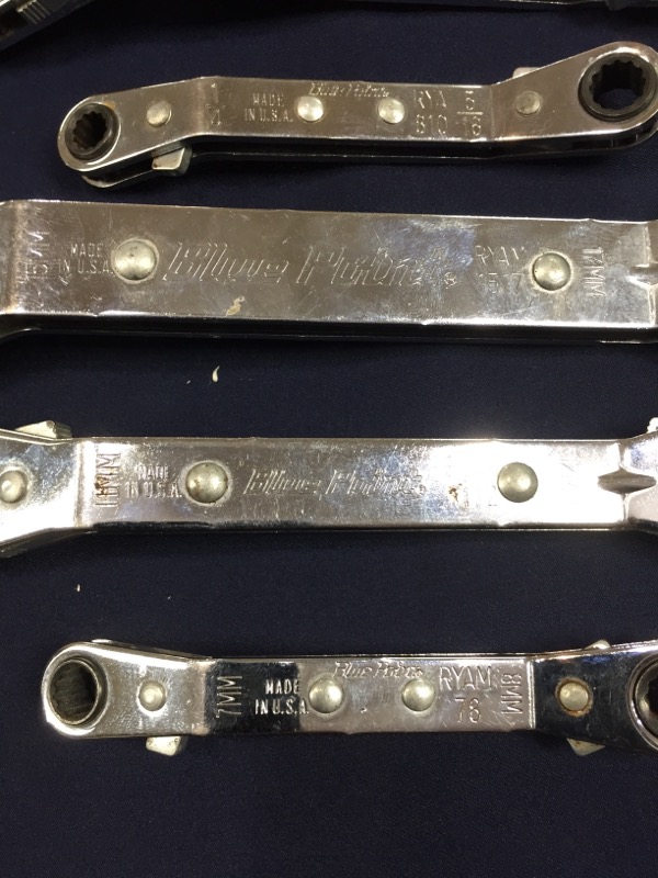 BLUE POINT OFFSET STUBBY RATCHET WRENCH SET Buya