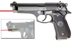 BERETTA 92FS WITH LASERMAX GUIDE ROD LASER