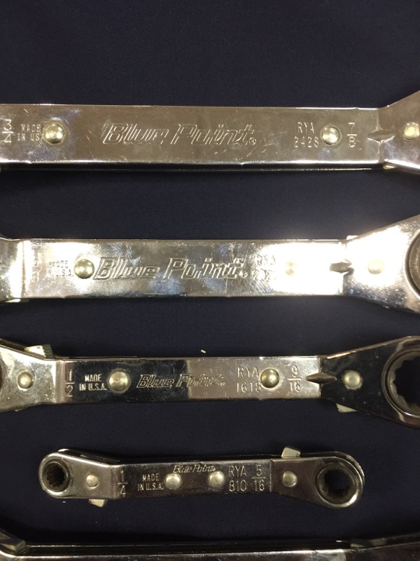 BLUE POINT TOOLS OFFSET STUBBY RATCHET WRENCH SET Buya