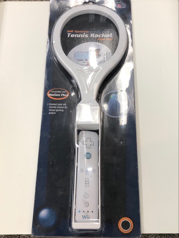 IConcepts Wii Tennis Racket Controller In Original Package Like New