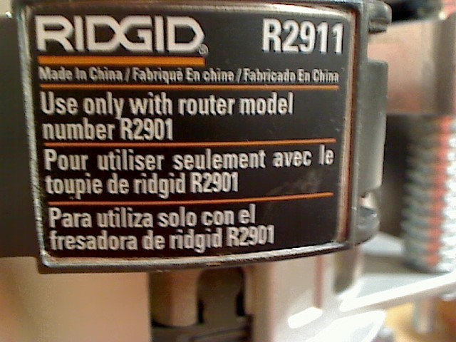 RIDGID TOOLS Router Table R2911 Very Good | Buya