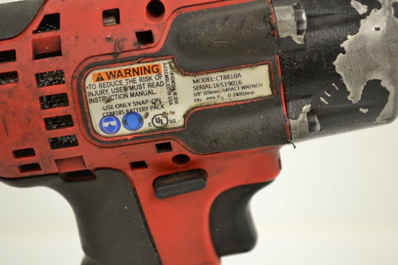 SNAP ON 18v Impact Wrench/Driver CT8810A Good Buya