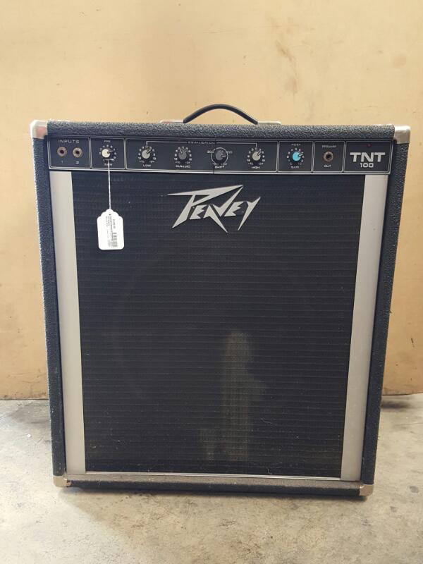 Peavey TNT100 15" Electric Bass Guitar Amplifier Good Sooner State