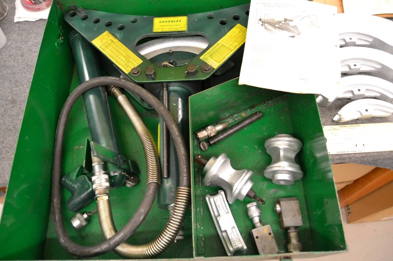 GREENLEE 880 HYDRAULIC BENDER 1/2 TO 2" RIGID PIPE *Local Pickup Only ...