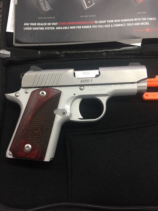 KIMBER MICRO 9 ROSEWOOD