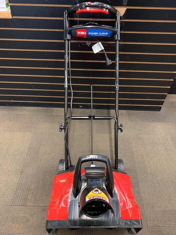 Toro Power Curve 1800 18" 15 Amp Electric Snow Blower Very Good Buya