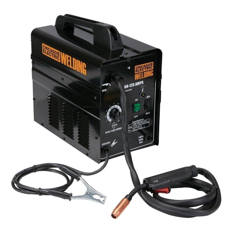 CHICAGO ELECTRIC MODEL 63582 170 AmpDC, 240V, MIG/Flux Cored Welder