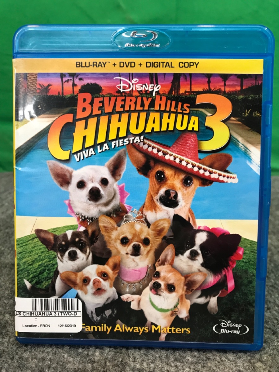 Beverly Hills Chihuahua 3 (Two-Disc Combo: Blu-ray/DVD) Good | Sooner ...