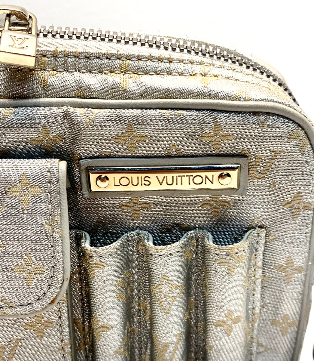 Authentic LOUIS VUITTON Handbag LV MCKENNA GOLD SILVER SHINE Limited Edition BAG Very Good ...