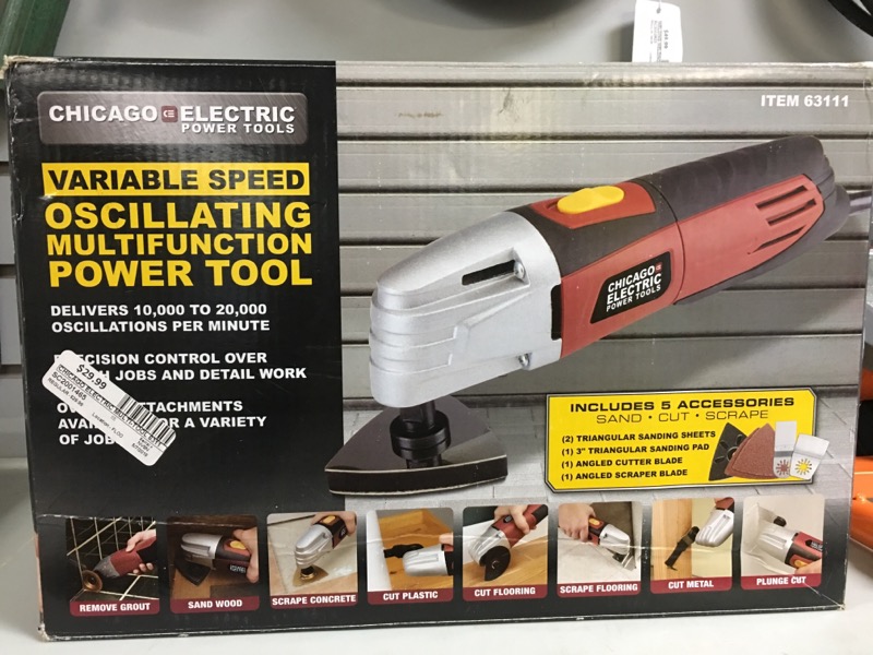 CHICAGO ELECTRIC MultiTool 63111 Acceptable Buya