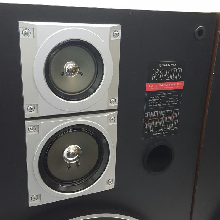 vintage sanyo floor speakers